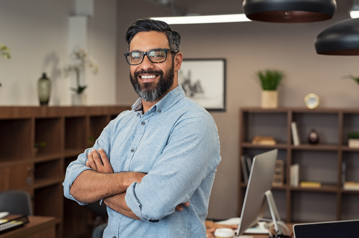 Portrait of a Happy Businessman